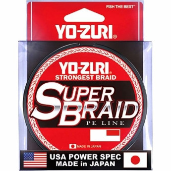 Шнур плетеный YO-ZURI PE SUPERBRAID 0,28 мм, 135 м (yellow)